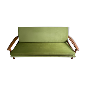 Canapé convertible scandinave années 60