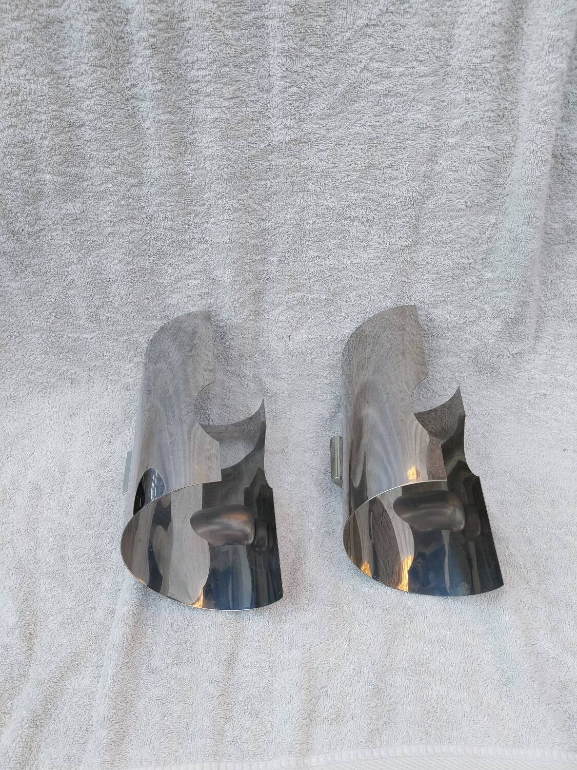 Pair of Space Age wall lights