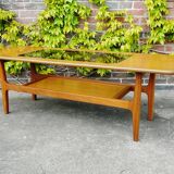 Scandinavian teak coffee table