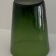 Carafe et 6 verres en verre vert bullé
