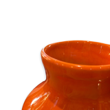 Vase en céramique orange Max Ildas