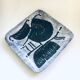 Vintage Brutalist Art Studio Ceramics Square Dish by Amphora Perignem, 1960s