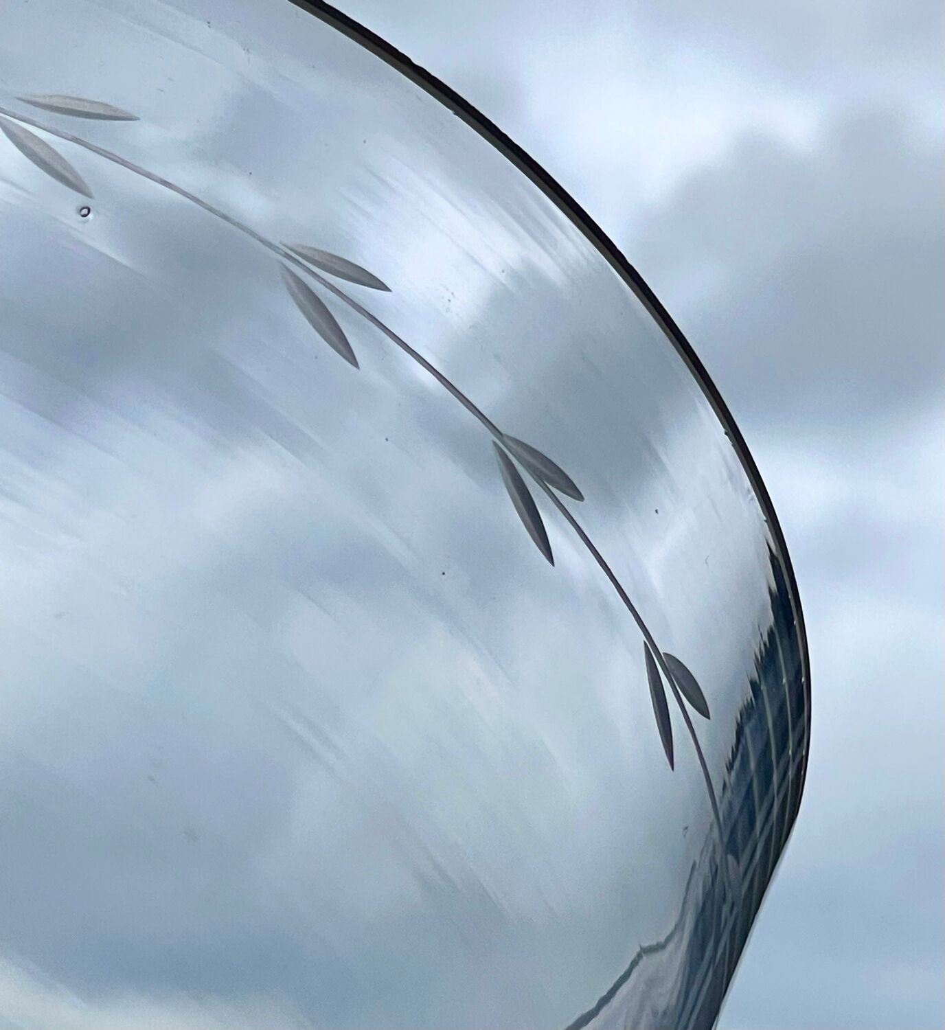 Antique cloche and its tray