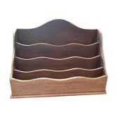 Porte courrier bois vintage