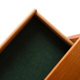 Scandinavian bookcase with storage compartment