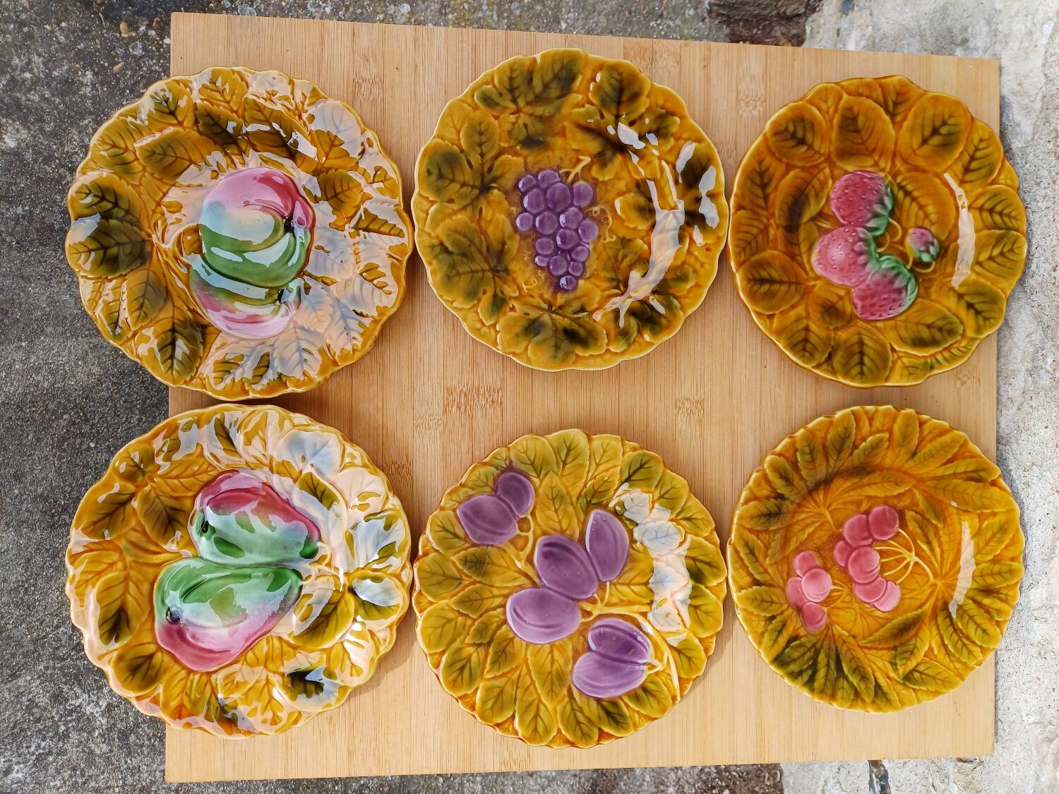 Coffret de 6/12 assiettes à dessert Sarreguemines