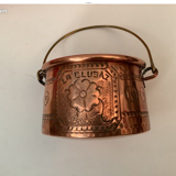 Red copper cauldron
