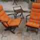 Pair of Triconfort and Ottoman 1950s armchairs