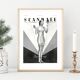 Vintage poster 30s Scandal Lingerie