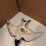 3 blue swallows, earthenware wall decoration