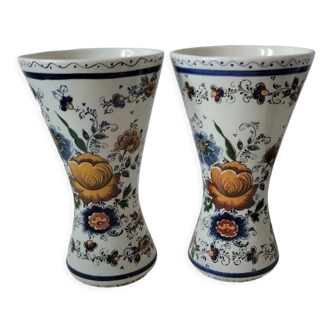 Duo de vases de Delft