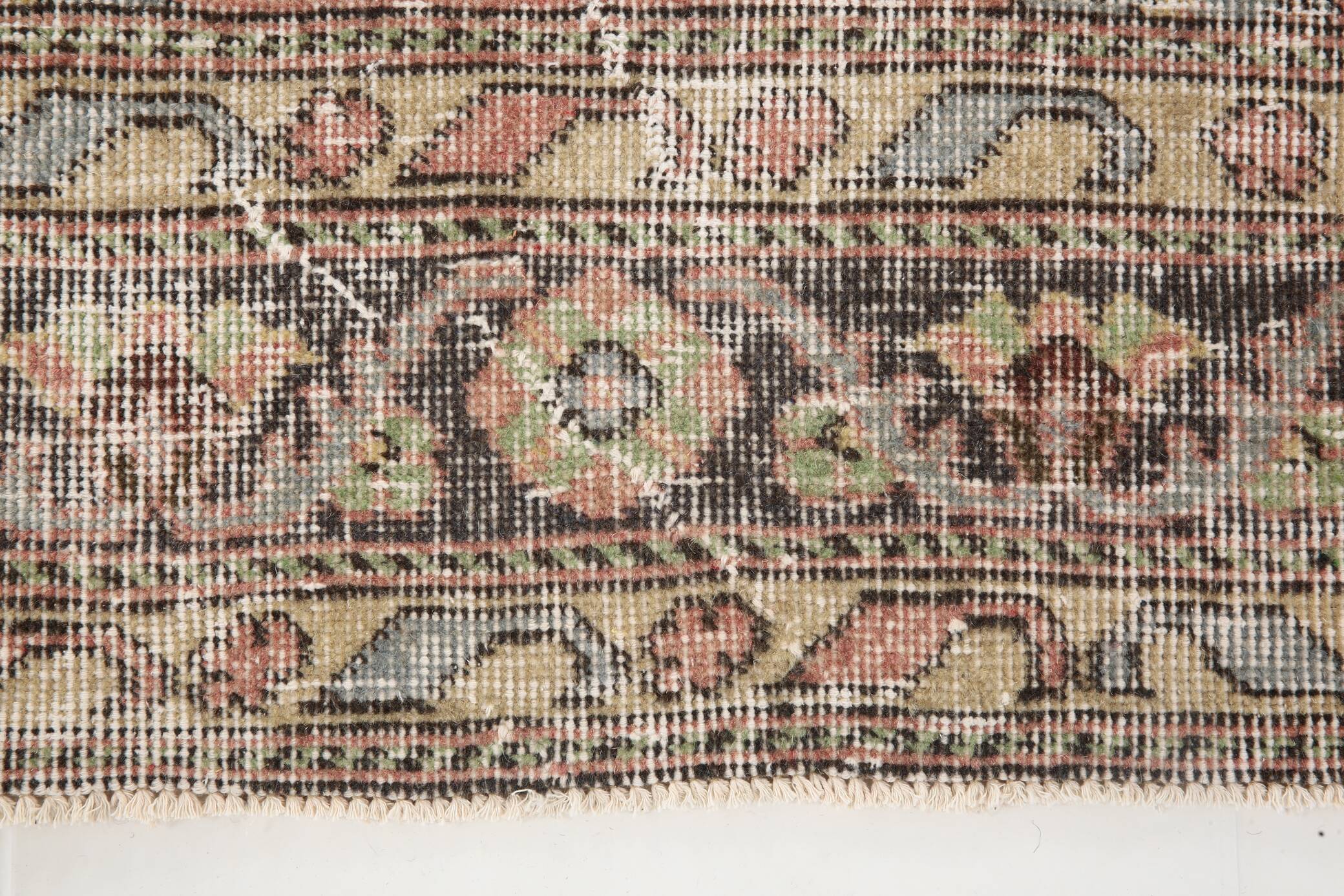 3x12 Rug For Hallway Dark Salmon  Persian Turkish Runner Rug, 82x364Cm SK 5242