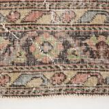 3x12 Rug For Hallway Dark Salmon  Persian Turkish Runner Rug, 82x364Cm SK 5242