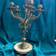 Superb rococo candelabrum. Louis XV, 5 lights. Electrified.