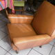 Fauteuil vintage camel