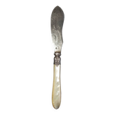 Couteau à beurre en argent