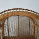 Rattan shelf on legs circa 1960