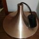 Hanging lamp "doria" copper metal 1970