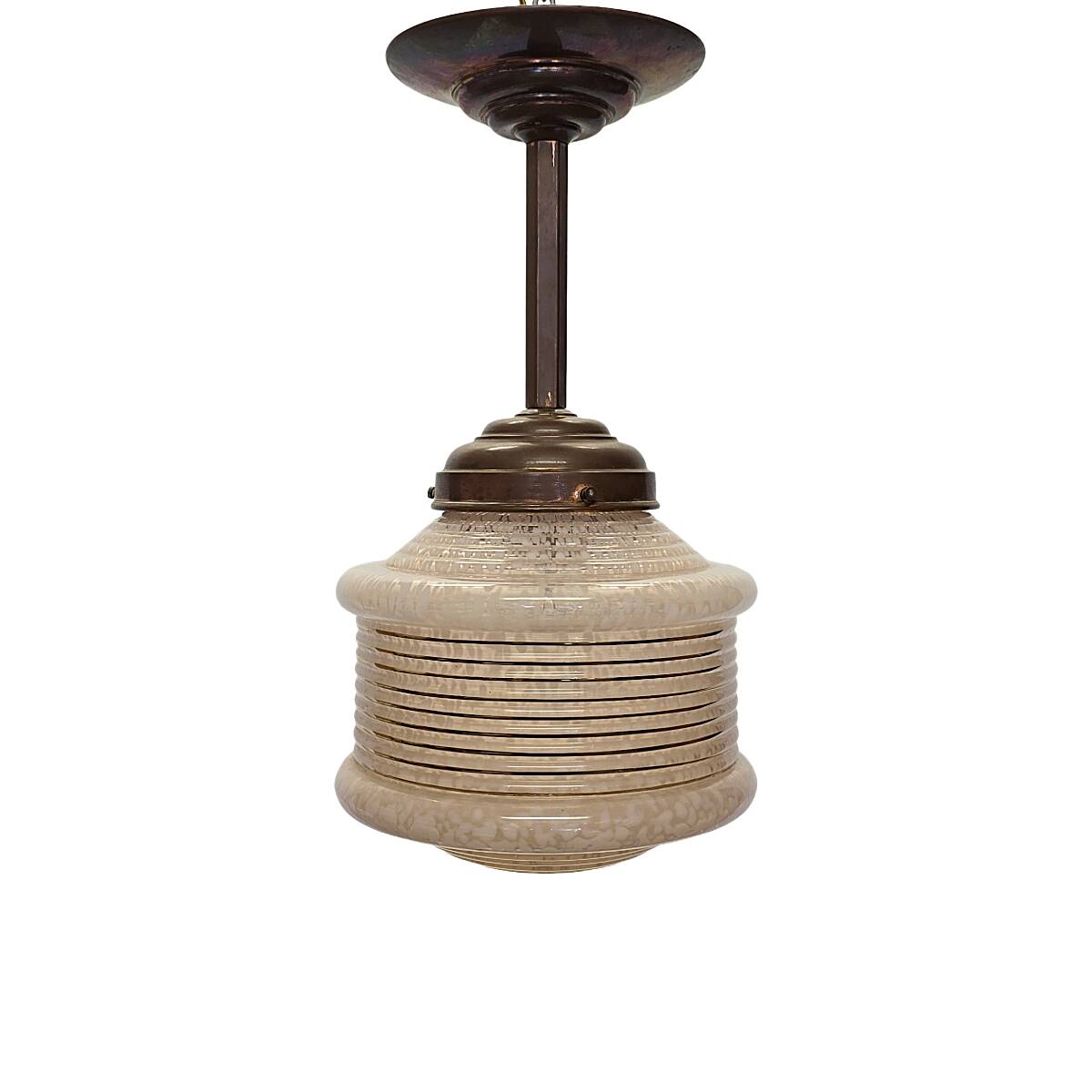French Art Deco Pendant Lamp, 1930s