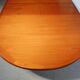 Scandinavian extendable oblong table in G Plan teak