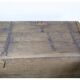 Oak coffin with carvings from around the year 1760s