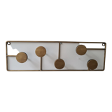 Metal coat rack: 5 hooks