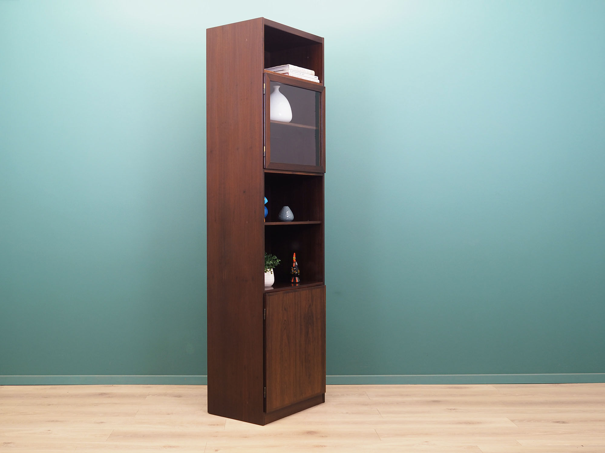 Rosewood bookcase, Danish design, 1970s, made by Omann Jun