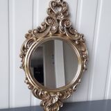 Vintage gold wall mirror
