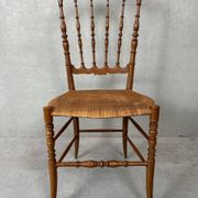2x vintage original Chiavari chairs – wood