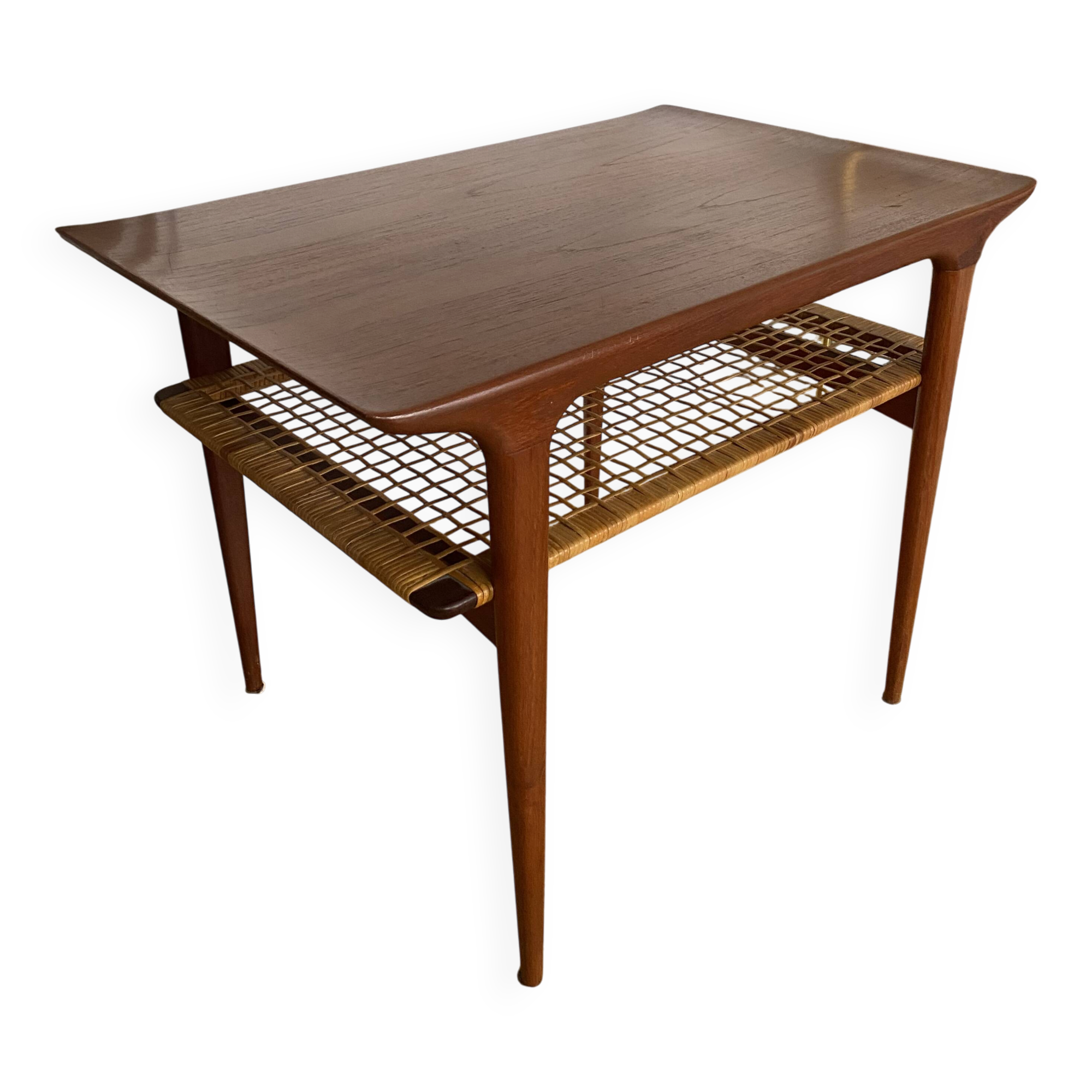 Danish teak side table by Johannes Anderson