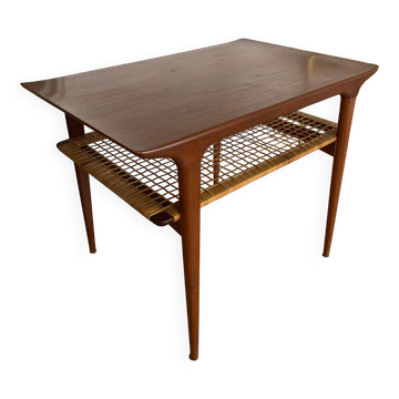 Danish teak side table by Johannes Anderson