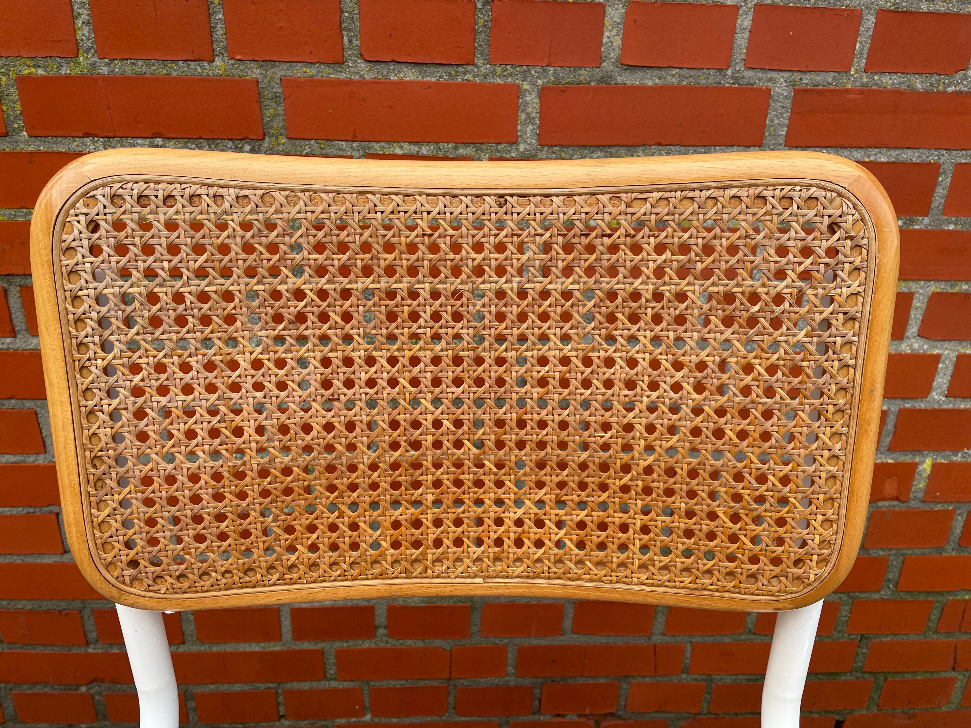 Ensemble de 4 chaises modèles Cesca de Marcel Breuer