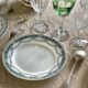 5 antique ironstone plates from Moulin des Loups.