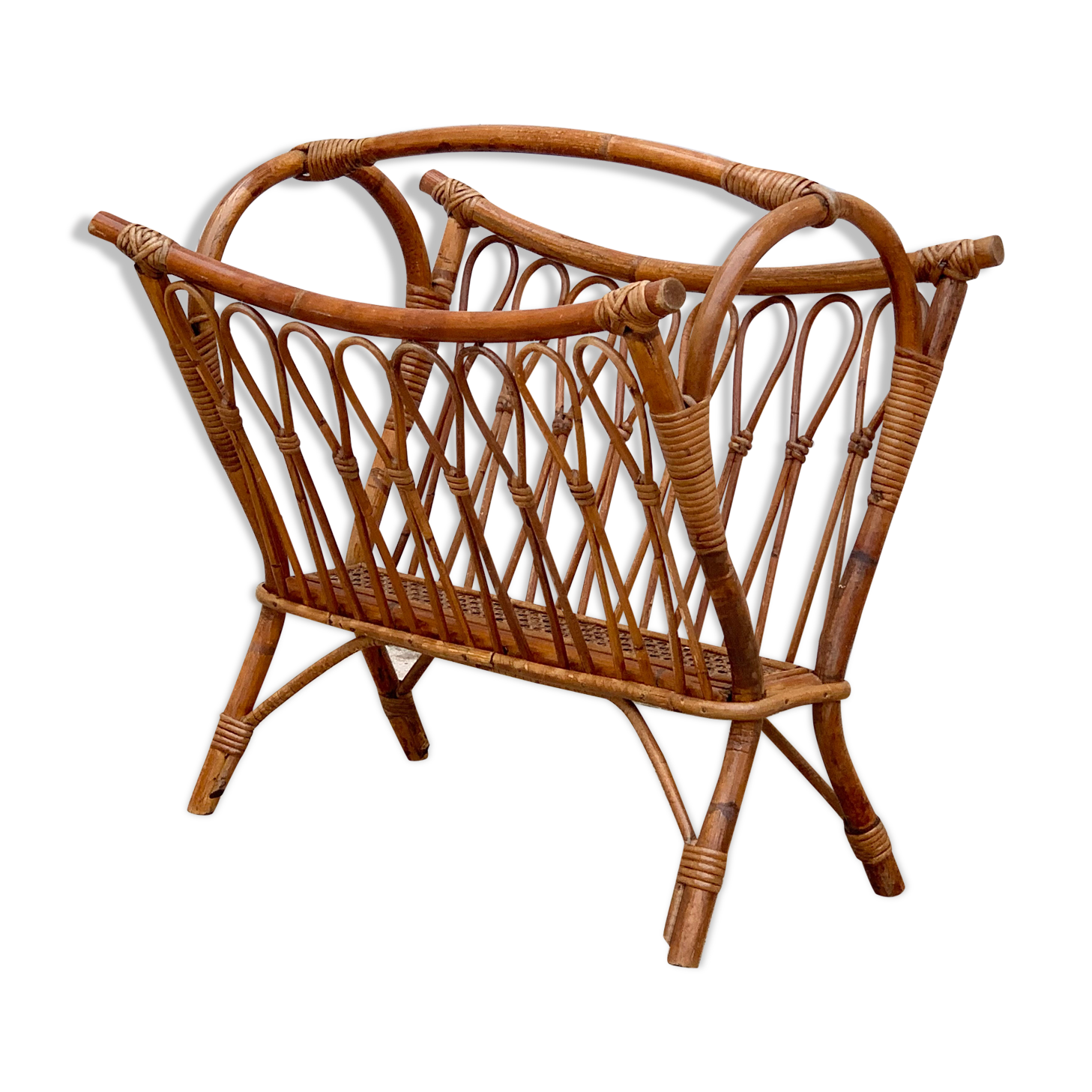 Vintage rattan magazine 1950