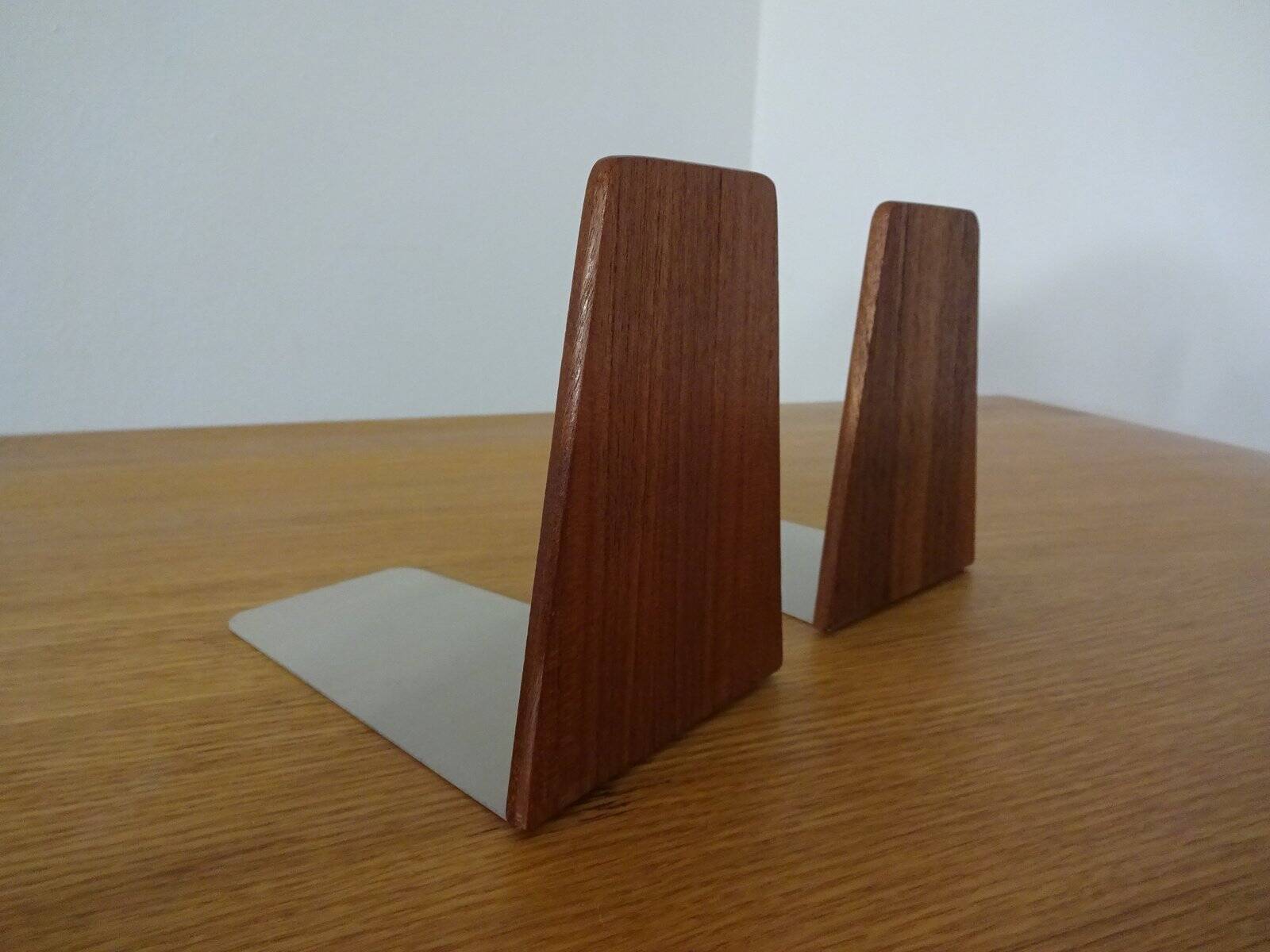 Danish Teak Bookends from Feldballes Møbelfabrik, 1960s, Set of 2