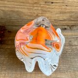 Empty vintage pocket in blown glass