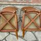 Chaises 1950 en acajou