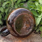 Pichet en verre ambré 60's