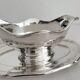 Ercuis silver-plated metal gravy boat