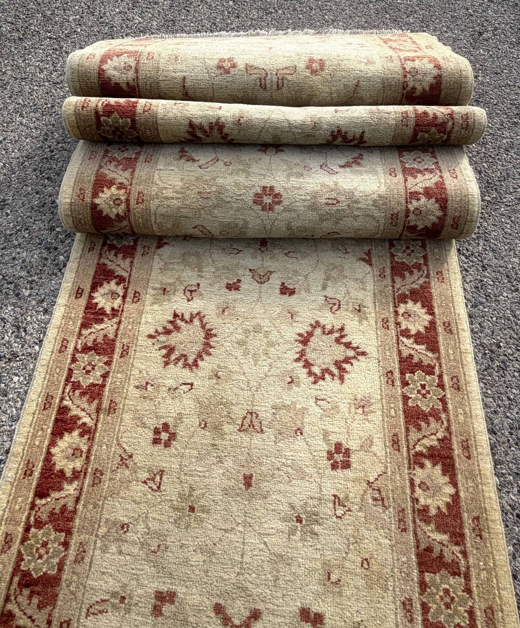 Orient Ziegler hallway rug: 4.50 x 0.83 metres - Handmade wool