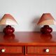 Pair of vintage ceramic bedside lamps