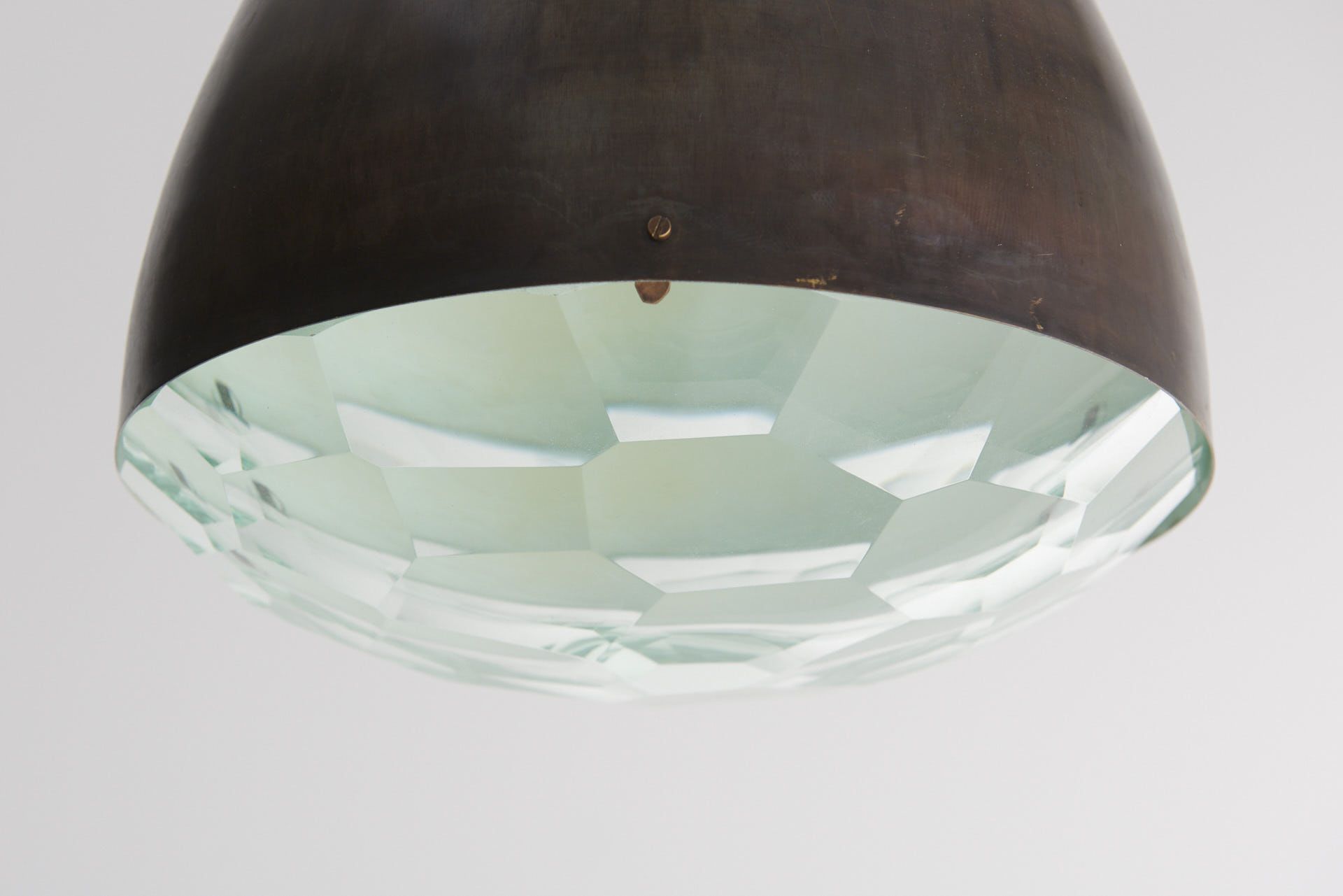 Hanging lamp model 2220  by Max Ingrand for Fontana Arte, Italy - 1960