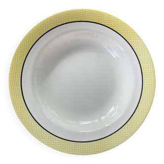 Set of plates Salins Menton yellow