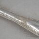 Christofle Marly, 6 dessert knives, for dessert and cheese, silver-plated metal.