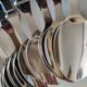 12 silver-plated table spoons SCOF France