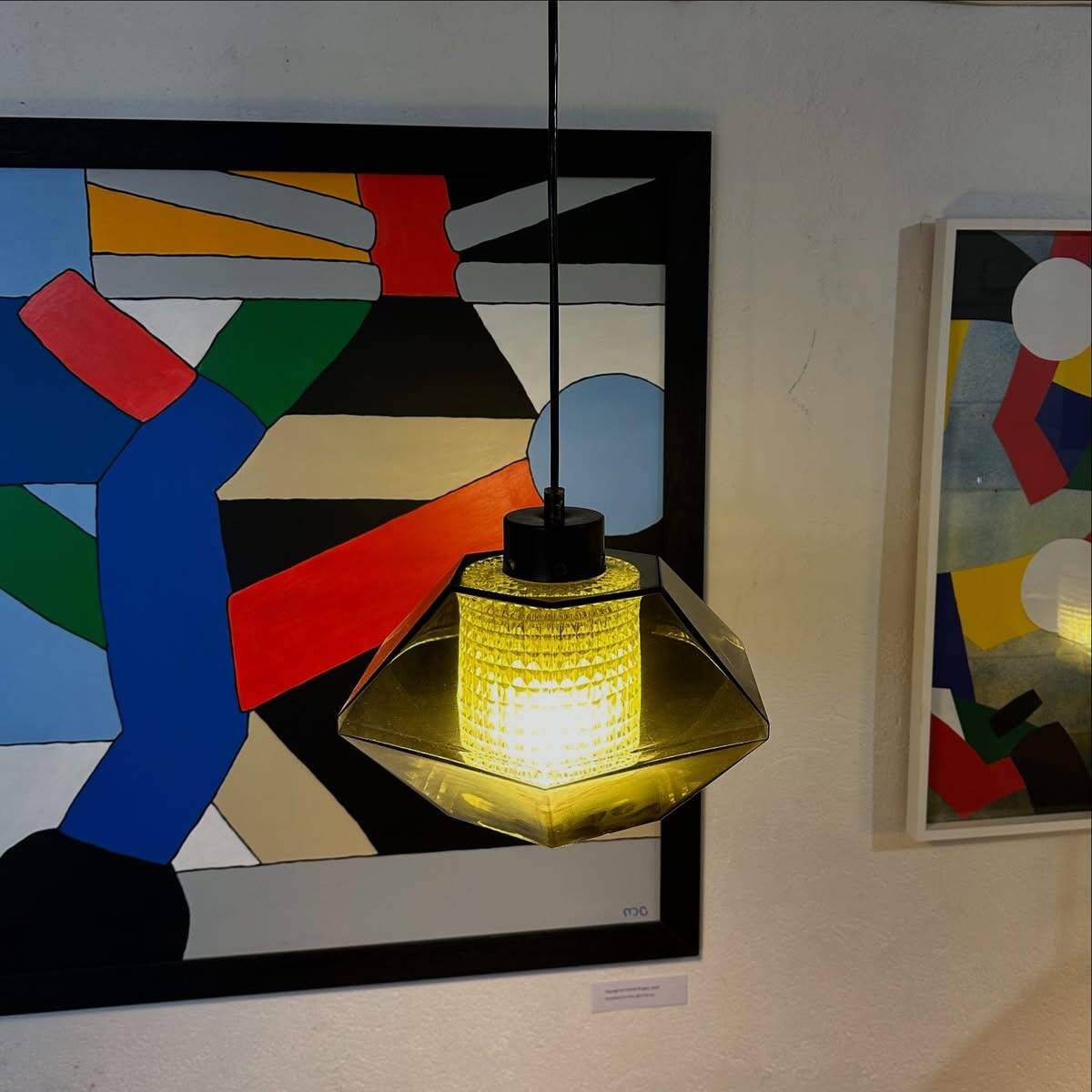“Diamond” pendant lights by Carl Faguerlund, 1970
