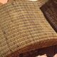 Deck chair sunbed in rattan and bamboo 1960