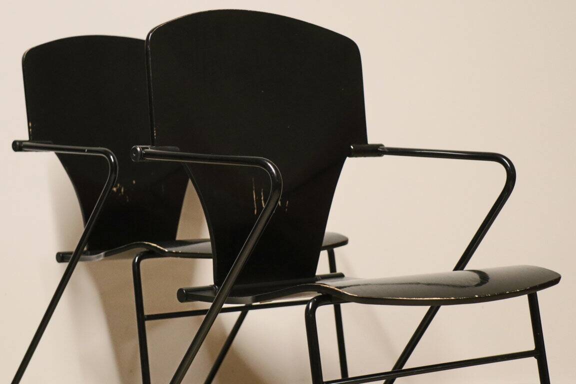 Série de 6 chaises EGOA 300 par Josep Mora - 1980