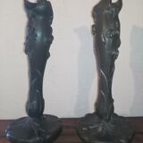 Pair of art nouveau vases "Elsie Ward Hering".