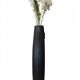 Burnt wood vase